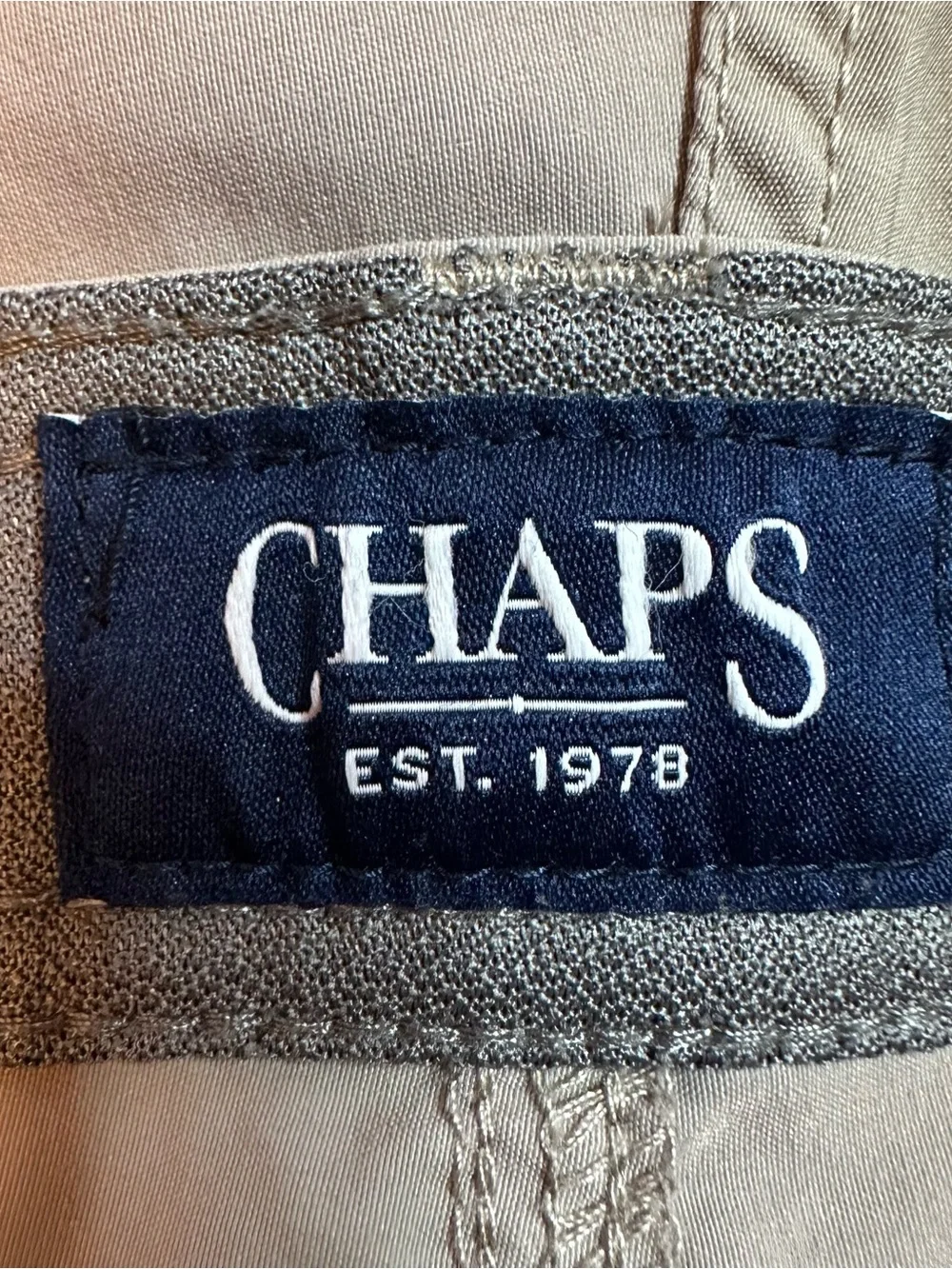 Chaps Men’s Slim Straight Performance Stretch Chinos Khakis Size 38x32 Golf